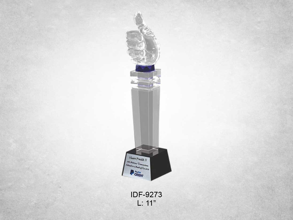 Acrylic Trophy IDF-9273