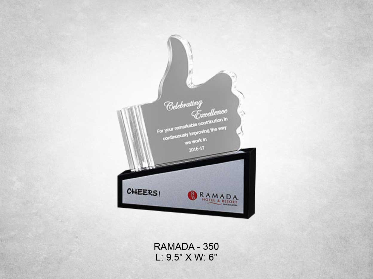 Acrylic Trophy Ramada-350