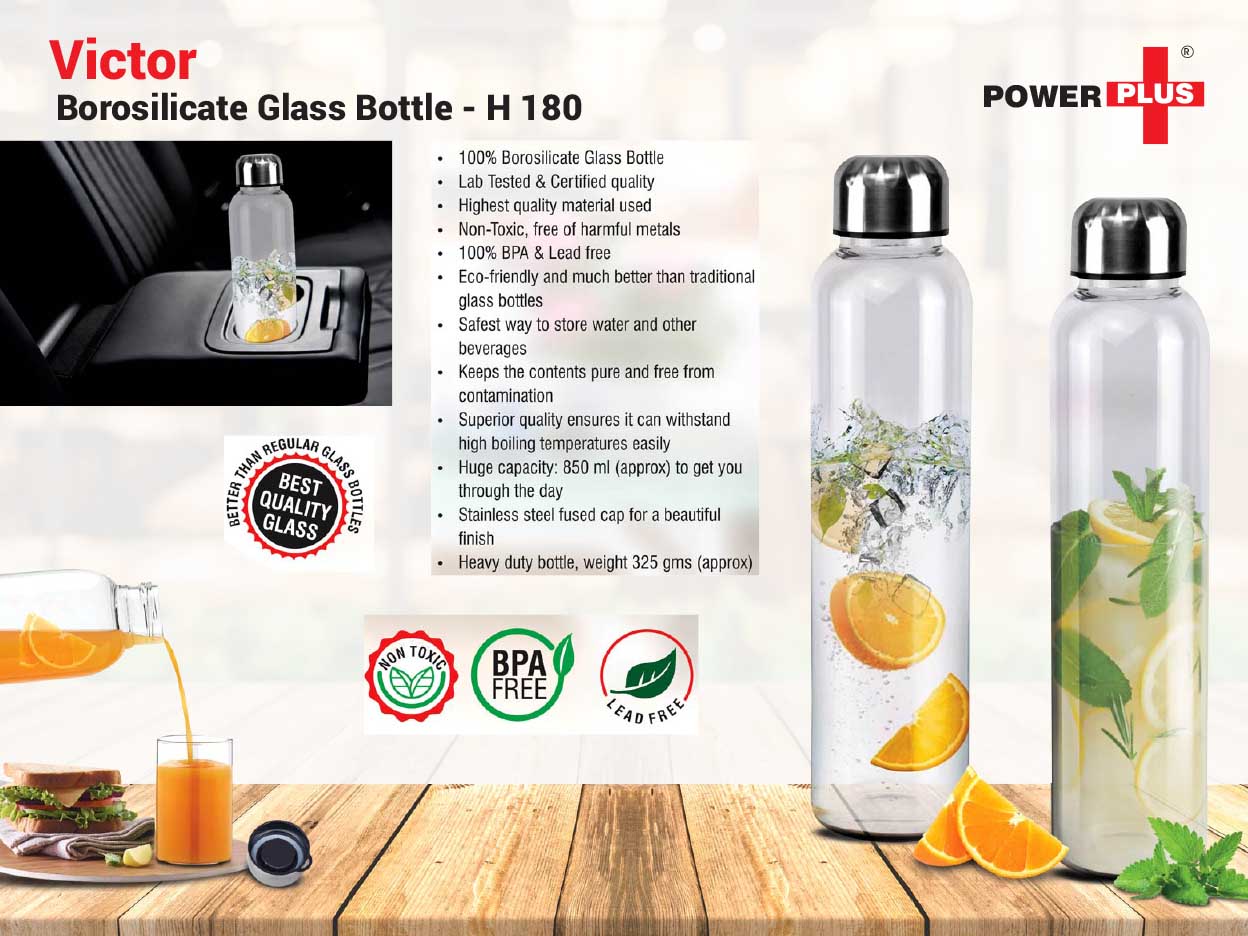 Glass Bottle H180