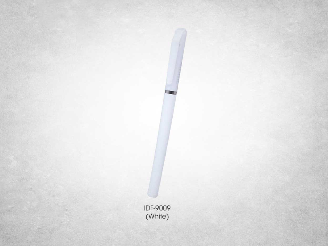Plastic Ball Pen IDF-9009 (White)