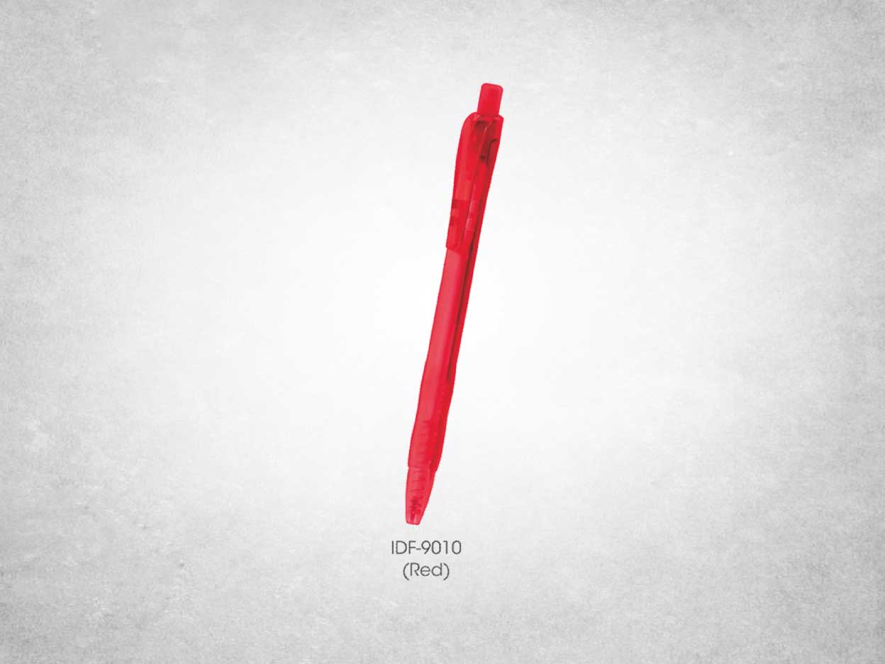 Plastic Ball Pen IDF-9010 (Red)