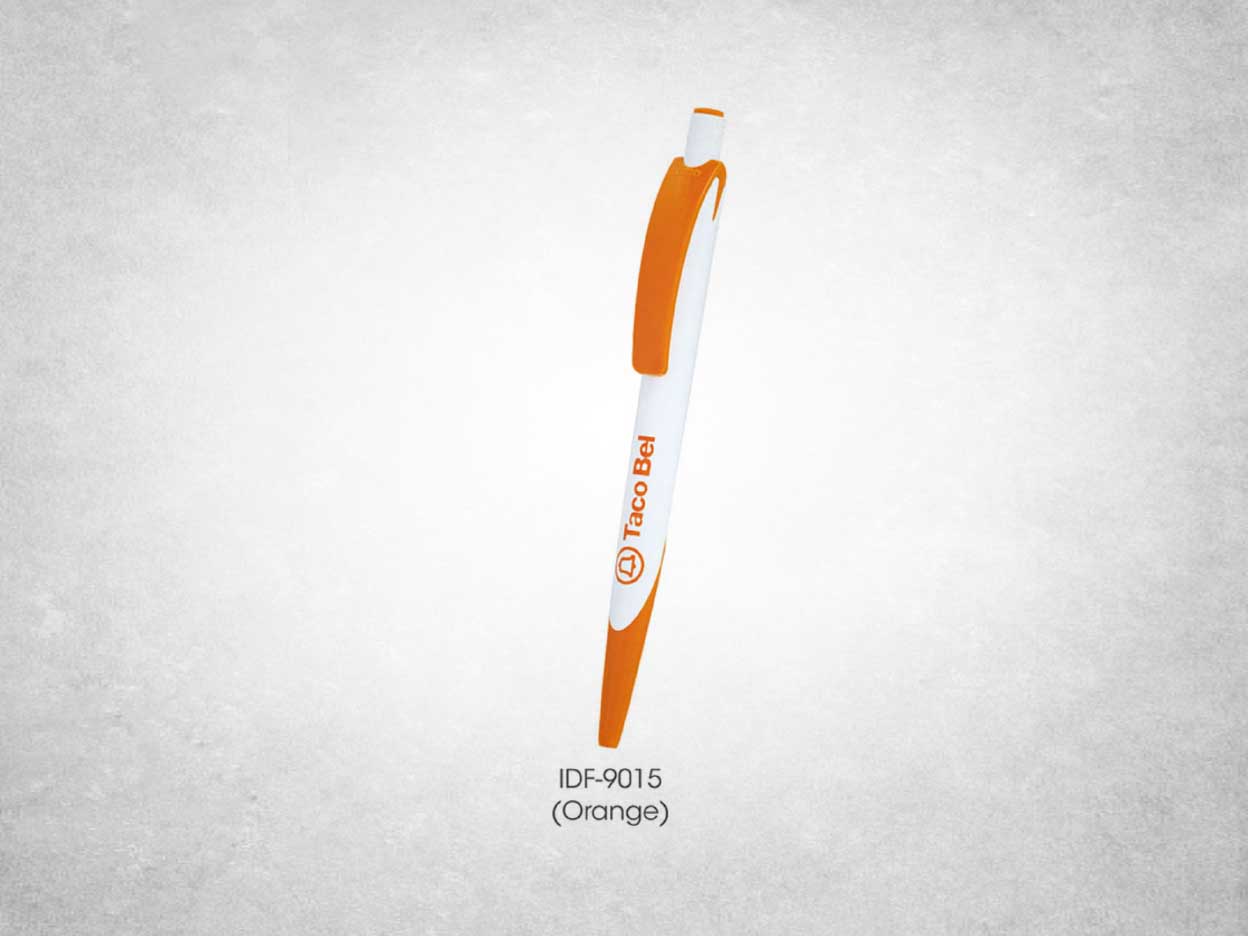 Plastic Ball Pen IDF-9015 (Orange)
