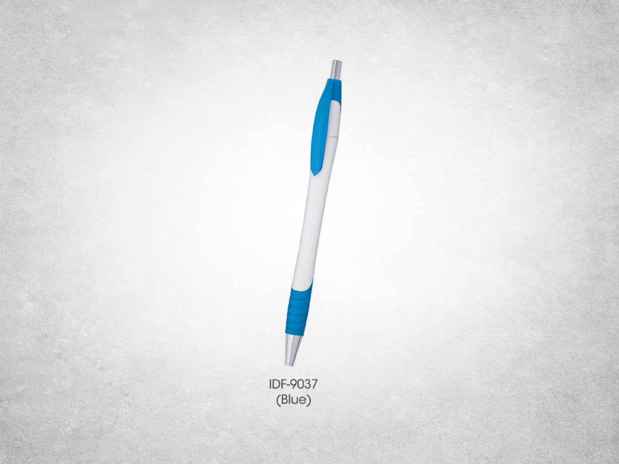 Plastic Ball Pen IDF-9037 (Blue)